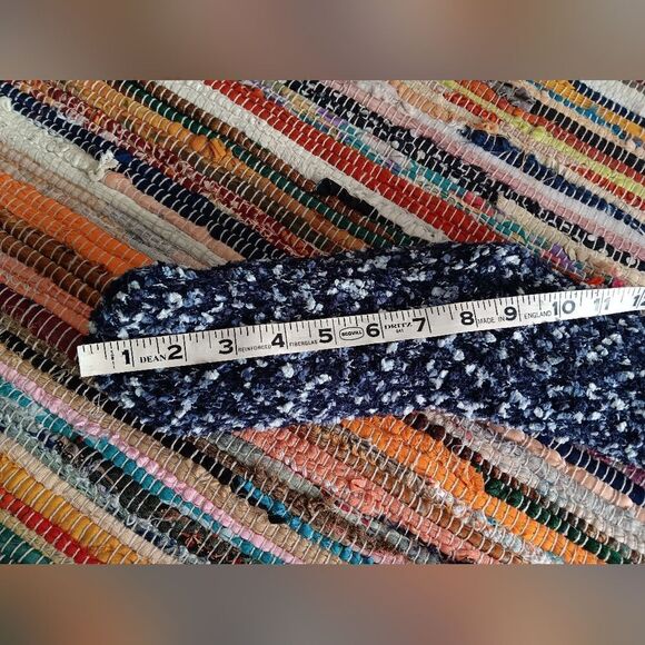 NWOT JAN & BLEECKER Multi-Colored Blue Confetti Sock Slippers S/M - Picture 5 of 6